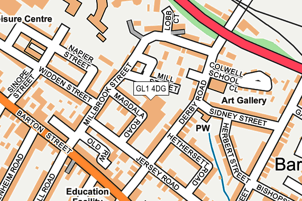 GL1 4DG map - OS OpenMap – Local (Ordnance Survey) GL1 4DG map - OS OpenMap – Local (Ordnance Survey)
