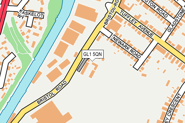 GL1 5QN map - OS OpenMap – Local (Ordnance Survey)