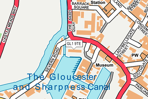GL1 9TE map - OS OpenMap – Local (Ordnance Survey) GL1 9TE map - OS OpenMap – Local (Ordnance Survey)