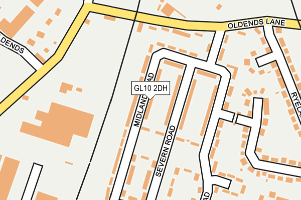 GL10 2DH map - OS OpenMap – Local (Ordnance Survey) GL10 2DH map - OS OpenMap – Local (Ordnance Survey)
