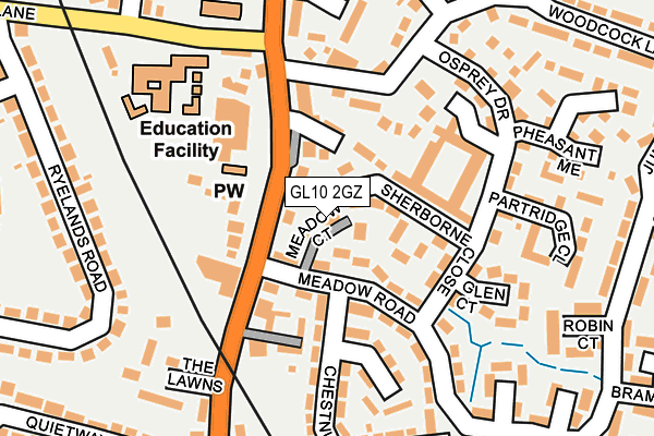 GL10 2GZ map - OS OpenMap – Local (Ordnance Survey) GL10 2GZ map - OS OpenMap – Local (Ordnance Survey)