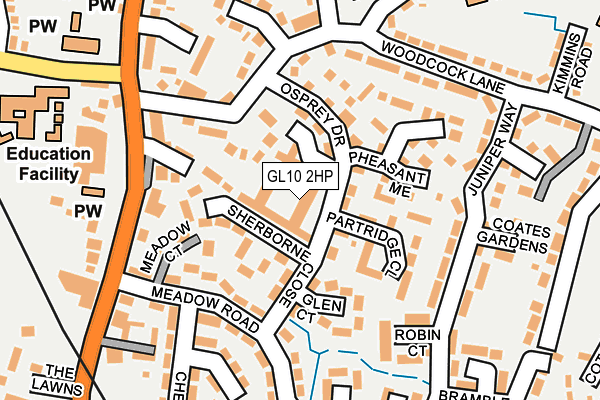 GL10 2HP map - OS OpenMap – Local (Ordnance Survey) GL10 2HP map - OS OpenMap – Local (Ordnance Survey)
