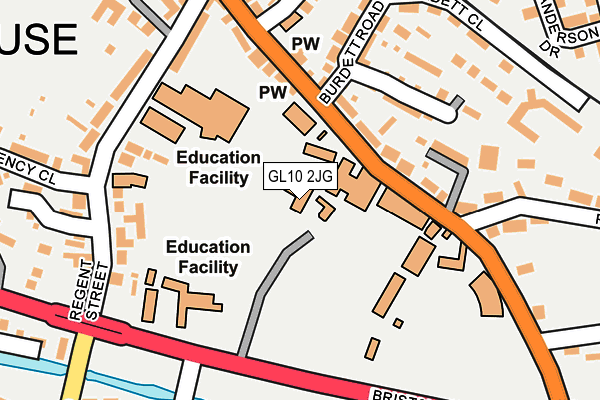 GL10 2JG map - OS OpenMap – Local (Ordnance Survey) GL10 2JG map - OS OpenMap – Local (Ordnance Survey)