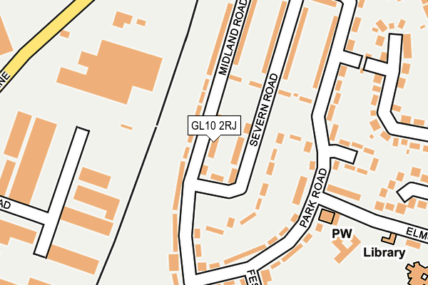 GL10 2RJ map - OS OpenMap – Local (Ordnance Survey) GL10 2RJ map - OS OpenMap – Local (Ordnance Survey)