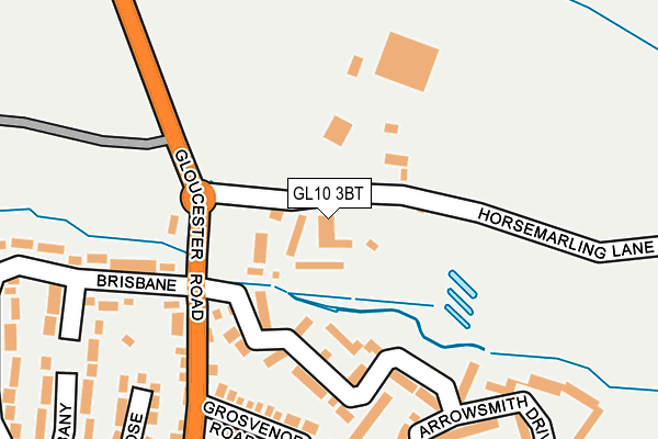 GL10 3BT map - OS OpenMap – Local (Ordnance Survey) GL10 3BT map - OS OpenMap – Local (Ordnance Survey)