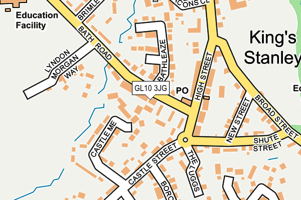 GL10 3JG map - OS OpenMap – Local (Ordnance Survey) GL10 3JG map - OS OpenMap – Local (Ordnance Survey)