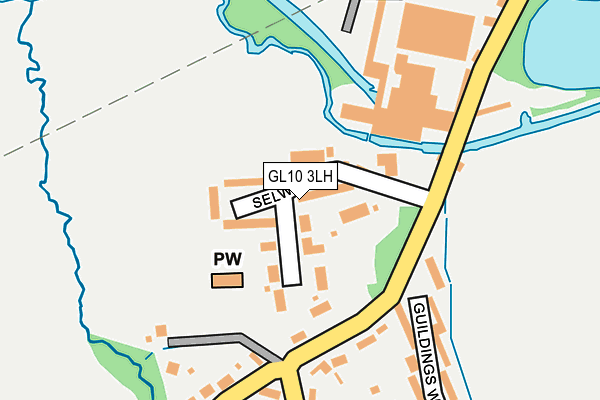 GL10 3LH map - OS OpenMap – Local (Ordnance Survey) GL10 3LH map - OS OpenMap – Local (Ordnance Survey)