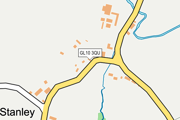 GL10 3QU map - OS OpenMap – Local (Ordnance Survey) GL10 3QU map - OS OpenMap – Local (Ordnance Survey)