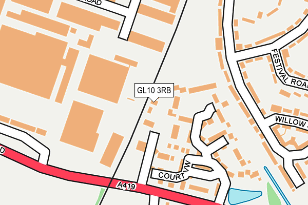 GL10 3RB map - OS OpenMap – Local (Ordnance Survey) GL10 3RB map - OS OpenMap – Local (Ordnance Survey)