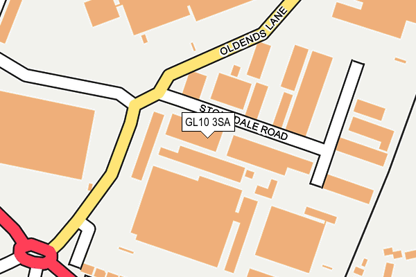 GL10 3SA map - OS OpenMap – Local (Ordnance Survey) GL10 3SA map - OS OpenMap – Local (Ordnance Survey)