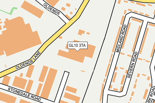 GL10 3TA map - OS OpenMap – Local (Ordnance Survey) GL10 3TA map - OS OpenMap – Local (Ordnance Survey)