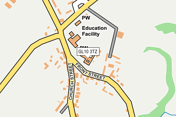 GL10 3TZ map - OS OpenMap – Local (Ordnance Survey) GL10 3TZ map - OS OpenMap – Local (Ordnance Survey)