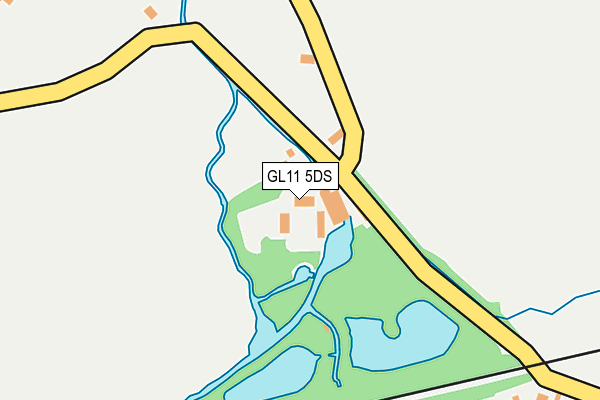 GL11 5DS map - OS OpenMap – Local (Ordnance Survey) GL11 5DS map - OS OpenMap – Local (Ordnance Survey)