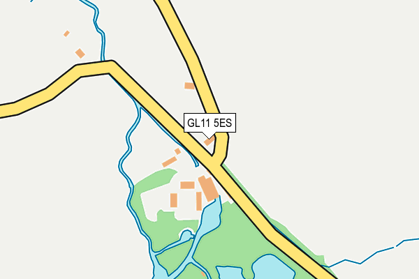 GL11 5ES map - OS OpenMap – Local (Ordnance Survey) GL11 5ES map - OS OpenMap – Local (Ordnance Survey)