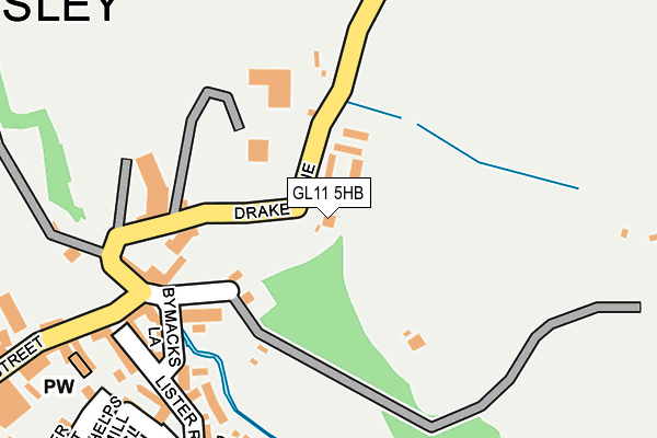 GL11 5HB map - OS OpenMap – Local (Ordnance Survey) GL11 5HB map - OS OpenMap – Local (Ordnance Survey)