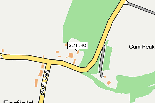 GL11 5HQ map - OS OpenMap – Local (Ordnance Survey) GL11 5HQ map - OS OpenMap – Local (Ordnance Survey)