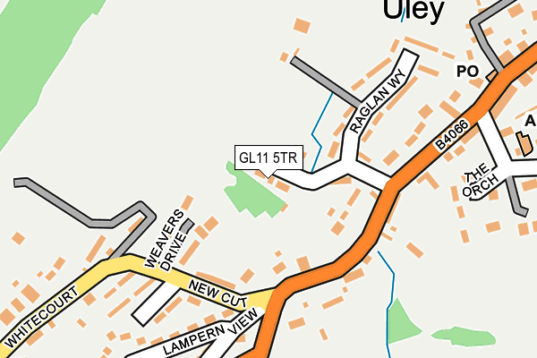 GL11 5TR map - OS OpenMap – Local (Ordnance Survey) GL11 5TR map - OS OpenMap – Local (Ordnance Survey)