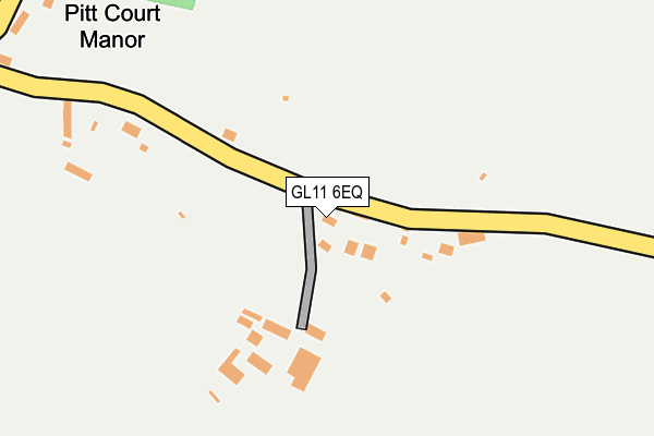 GL11 6EQ map - OS OpenMap – Local (Ordnance Survey) GL11 6EQ map - OS OpenMap – Local (Ordnance Survey)