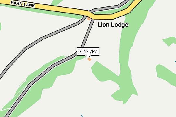 GL12 7PZ map - OS OpenMap – Local (Ordnance Survey) GL12 7PZ map - OS OpenMap – Local (Ordnance Survey)