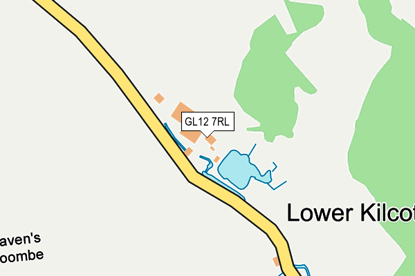 GL12 7RL map - OS OpenMap – Local (Ordnance Survey) GL12 7RL map - OS OpenMap – Local (Ordnance Survey)