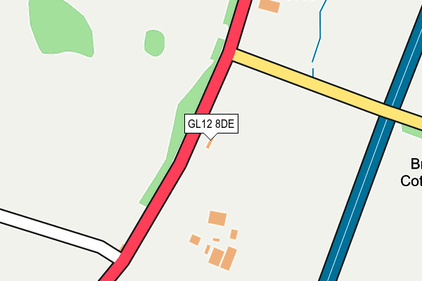 GL12 8DE map - OS OpenMap – Local (Ordnance Survey) GL12 8DE map - OS OpenMap – Local (Ordnance Survey)