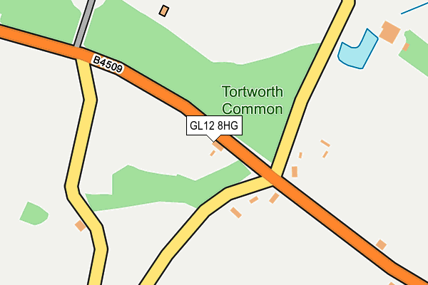 GL12 8HG map - OS OpenMap – Local (Ordnance Survey) GL12 8HG map - OS OpenMap – Local (Ordnance Survey)