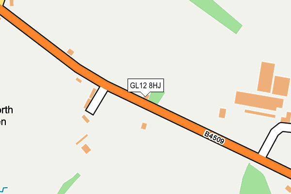 GL12 8HJ map - OS OpenMap – Local (Ordnance Survey) GL12 8HJ map - OS OpenMap – Local (Ordnance Survey)