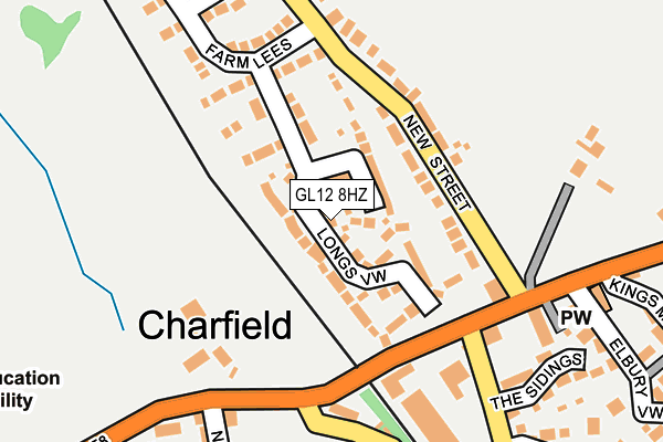 GL12 8HZ map - OS OpenMap – Local (Ordnance Survey)