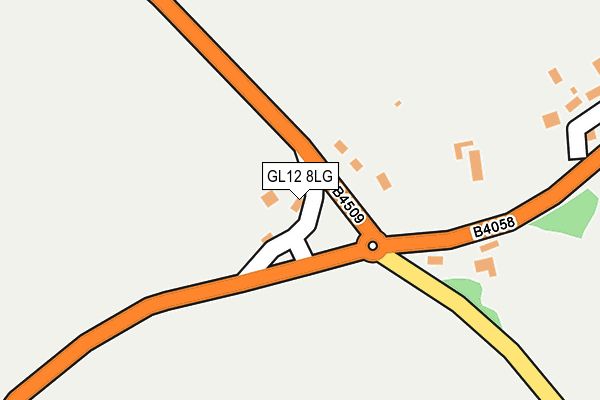 GL12 8LG map - OS OpenMap – Local (Ordnance Survey) GL12 8LG map - OS OpenMap – Local (Ordnance Survey)