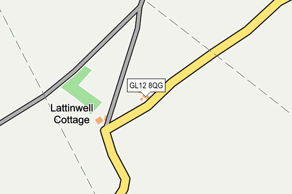 GL12 8QG map - OS OpenMap – Local (Ordnance Survey) GL12 8QG map - OS OpenMap – Local (Ordnance Survey)