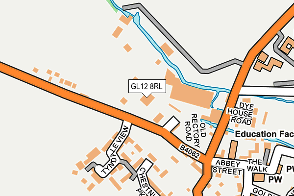 GL12 8RL map - OS OpenMap – Local (Ordnance Survey) GL12 8RL map - OS OpenMap – Local (Ordnance Survey)