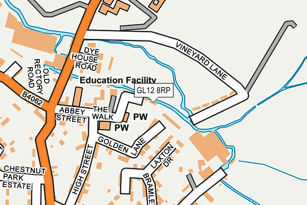GL12 8RP map - OS OpenMap – Local (Ordnance Survey) GL12 8RP map - OS OpenMap – Local (Ordnance Survey)