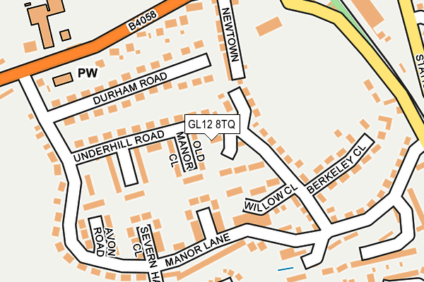 GL12 8TQ map - OS OpenMap – Local (Ordnance Survey) GL12 8TQ map - OS OpenMap – Local (Ordnance Survey)
