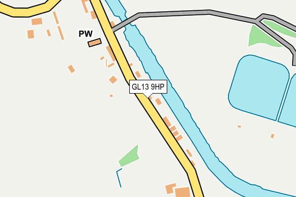 GL13 9HP map - OS OpenMap – Local (Ordnance Survey) GL13 9HP map - OS OpenMap – Local (Ordnance Survey)