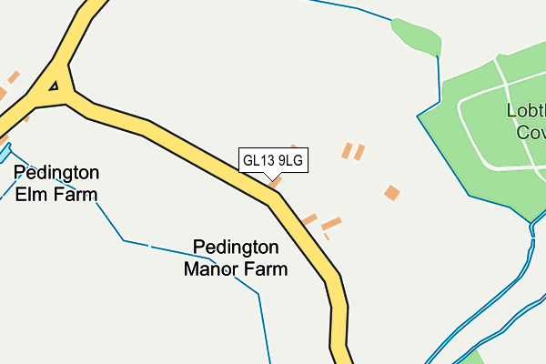 GL13 9LG map - OS OpenMap – Local (Ordnance Survey) GL13 9LG map - OS OpenMap – Local (Ordnance Survey)