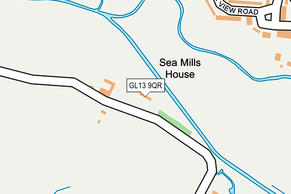 GL13 9QR map - OS OpenMap – Local (Ordnance Survey)