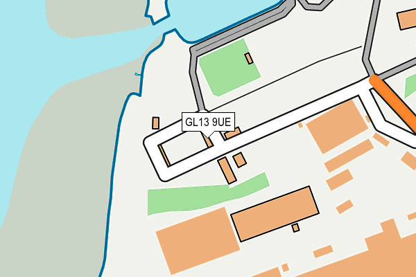GL13 9UE map - OS OpenMap – Local (Ordnance Survey) GL13 9UE map - OS OpenMap – Local (Ordnance Survey)