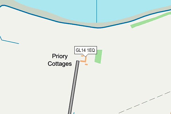 GL14 1EQ map - OS OpenMap – Local (Ordnance Survey) GL14 1EQ map - OS OpenMap – Local (Ordnance Survey)
