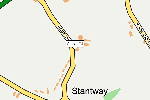 GL14 1QJ map - OS OpenMap – Local (Ordnance Survey) GL14 1QJ map - OS OpenMap – Local (Ordnance Survey)
