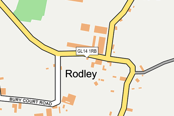 GL14 1RB map - OS OpenMap – Local (Ordnance Survey) GL14 1RB map - OS OpenMap – Local (Ordnance Survey)