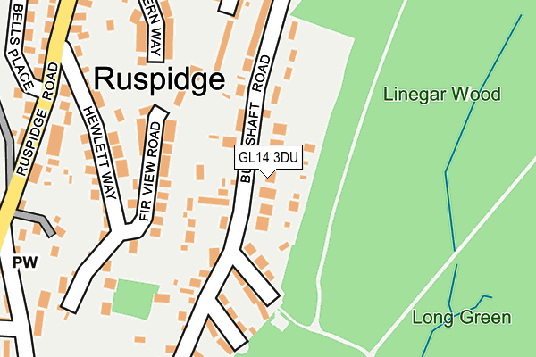 GL14 3DU map - OS OpenMap – Local (Ordnance Survey) GL14 3DU map - OS OpenMap – Local (Ordnance Survey)