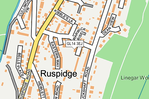 GL14 3EJ map - OS OpenMap – Local (Ordnance Survey) GL14 3EJ map - OS OpenMap – Local (Ordnance Survey)