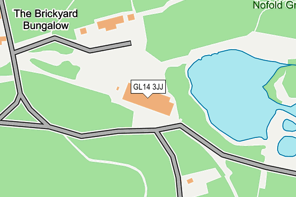 GL14 3JJ map - OS OpenMap – Local (Ordnance Survey) GL14 3JJ map - OS OpenMap – Local (Ordnance Survey)