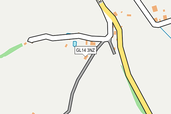 GL14 3NZ map - OS OpenMap – Local (Ordnance Survey) GL14 3NZ map - OS OpenMap – Local (Ordnance Survey)
