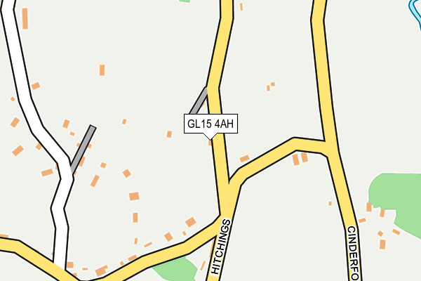 GL15 4AH map - OS OpenMap – Local (Ordnance Survey) GL15 4AH map - OS OpenMap – Local (Ordnance Survey)