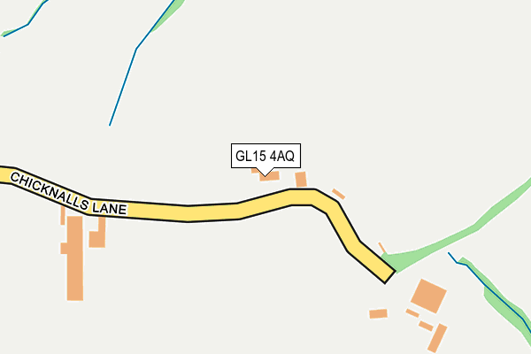 GL15 4AQ map - OS OpenMap – Local (Ordnance Survey) GL15 4AQ map - OS OpenMap – Local (Ordnance Survey)