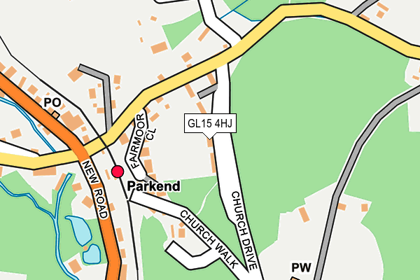 GL15 4HJ map - OS OpenMap – Local (Ordnance Survey) GL15 4HJ map - OS OpenMap – Local (Ordnance Survey)