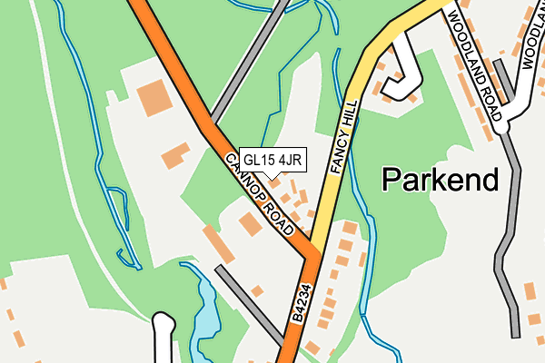 GL15 4JR map - OS OpenMap – Local (Ordnance Survey) GL15 4JR map - OS OpenMap – Local (Ordnance Survey)