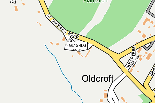 GL15 4LG map - OS OpenMap – Local (Ordnance Survey) GL15 4LG map - OS OpenMap – Local (Ordnance Survey)