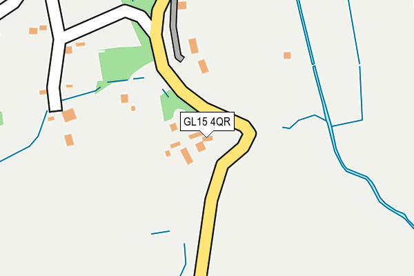 GL15 4QR map - OS OpenMap – Local (Ordnance Survey) GL15 4QR map - OS OpenMap – Local (Ordnance Survey)